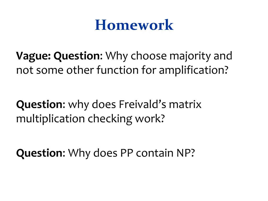 homework