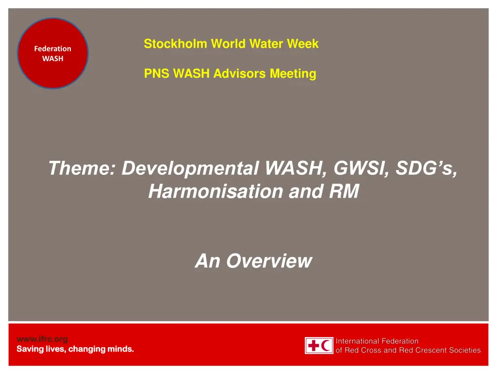 stockholm world water week