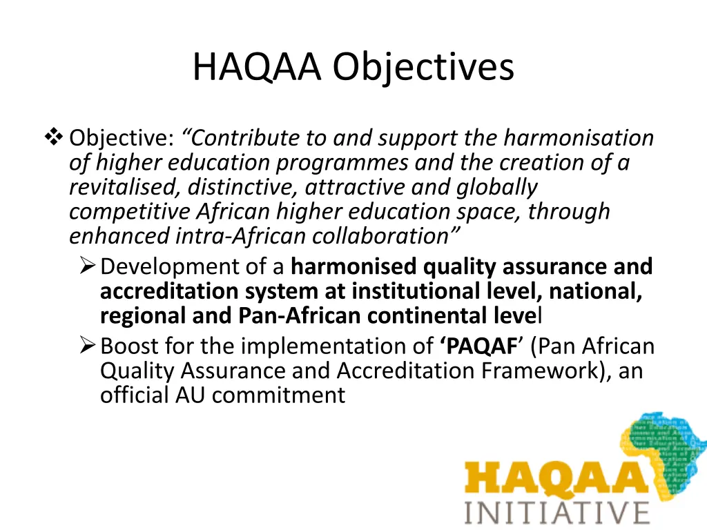 haqaa objectives