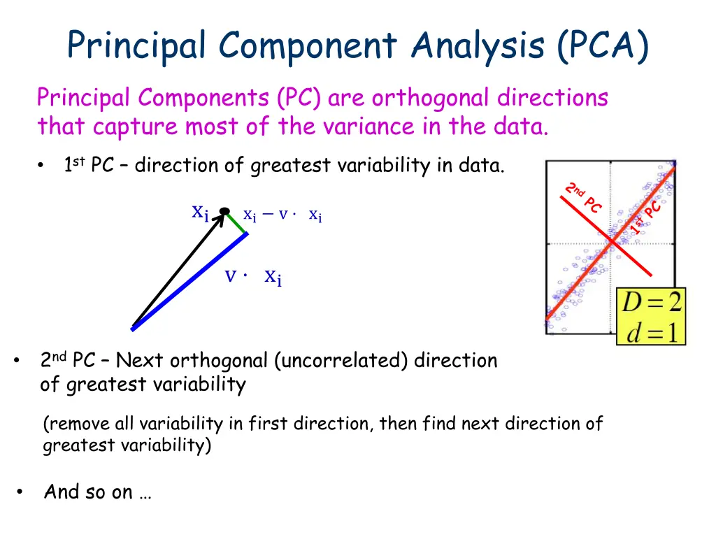 principal component analysis pca principal