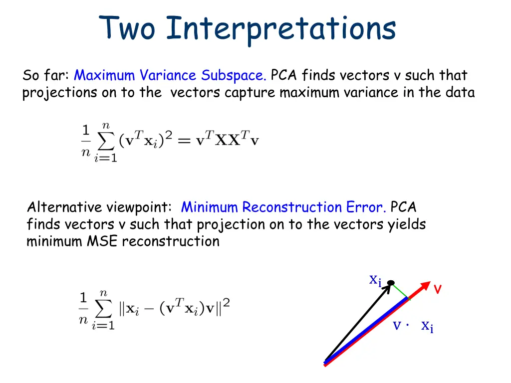 two interpretations