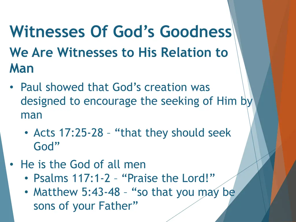 witnesses of god s goodness 2