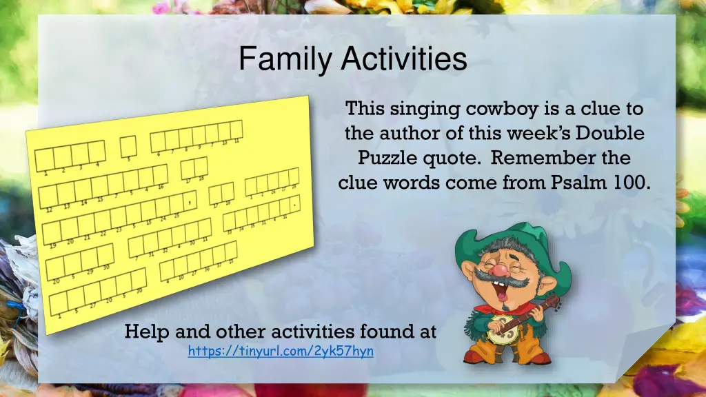 family activities