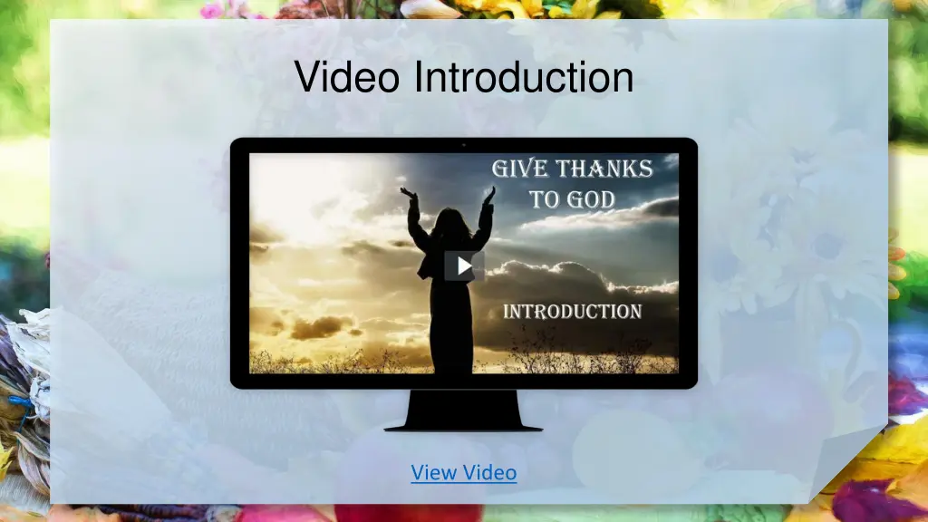 video introduction