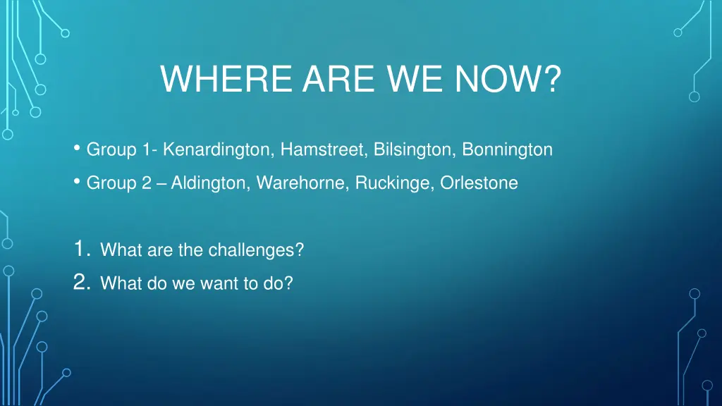 where are we now 1