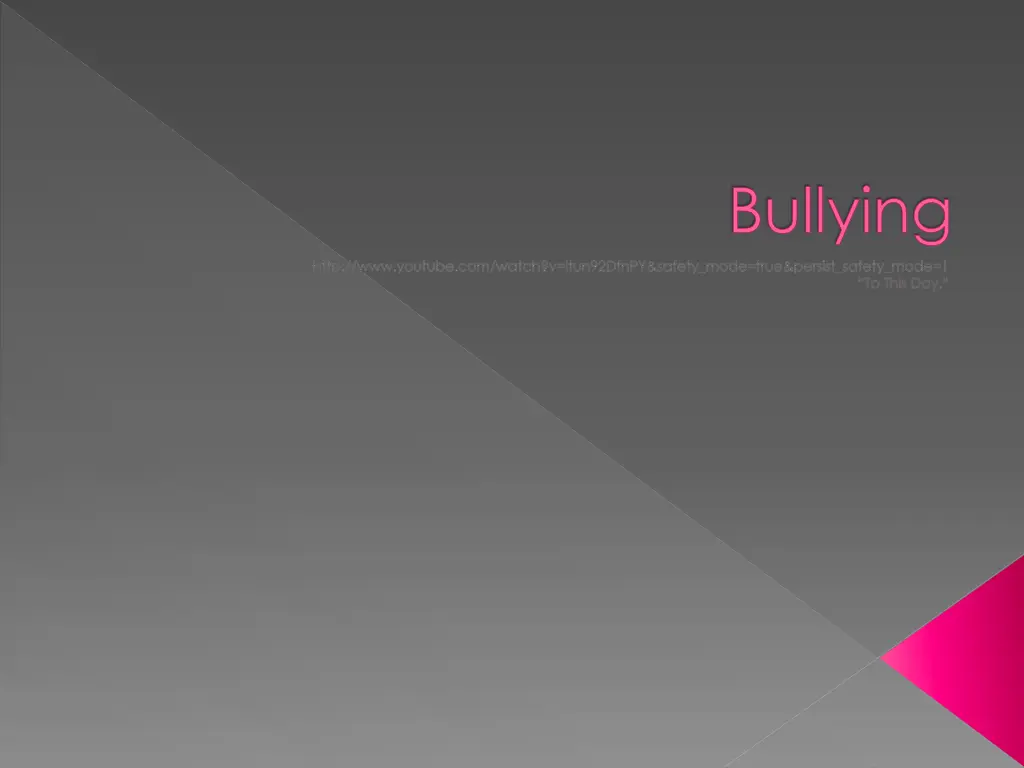 bullying
