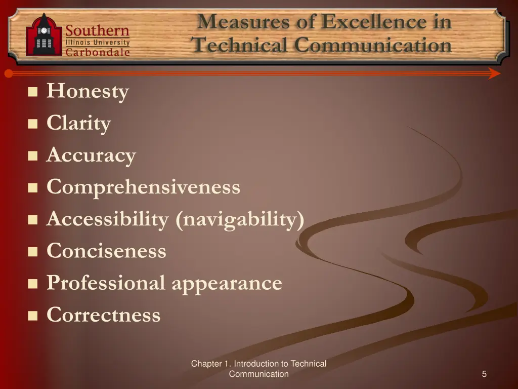 measures of excellence in technical communication