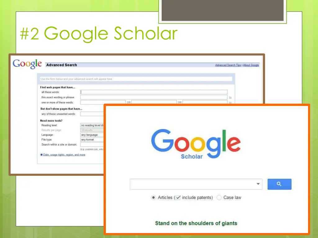 2 google scholar