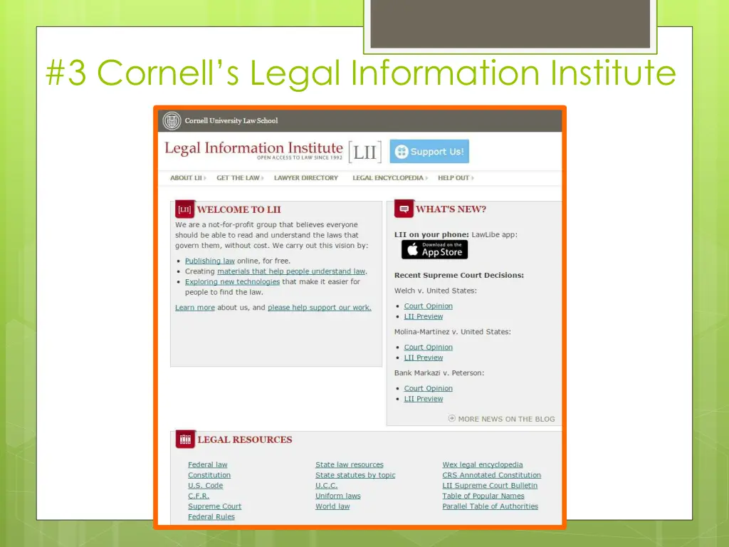 3 cornell s legal information institute