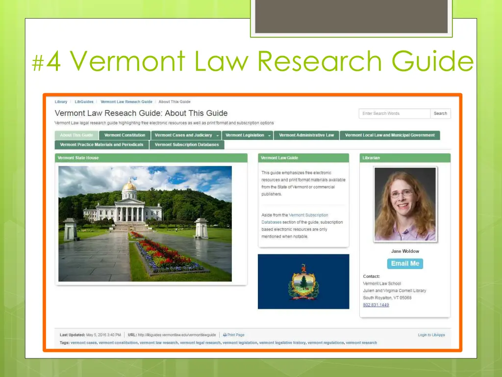 4 vermont law research guide