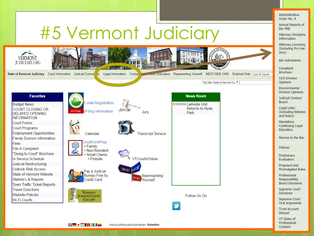 5 vermont judiciary