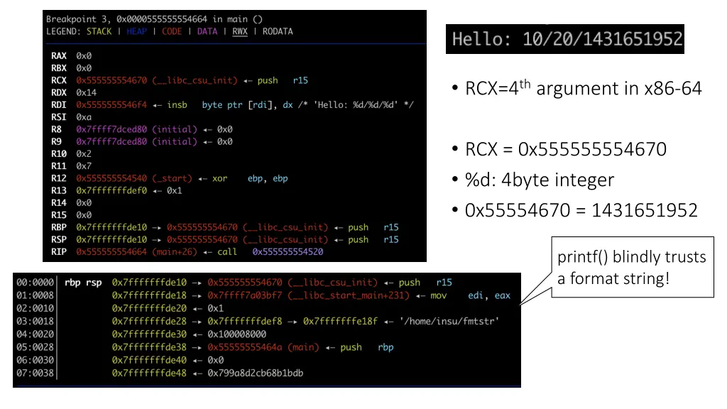 rcx 4 th argument in x86 64