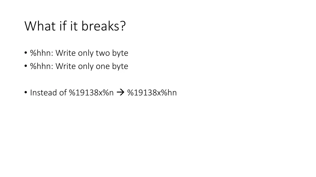 what if it breaks