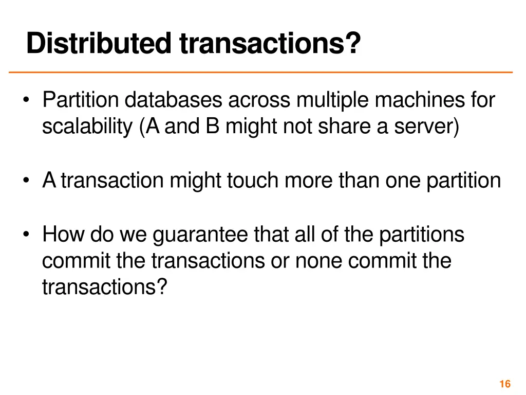 distributed transactions