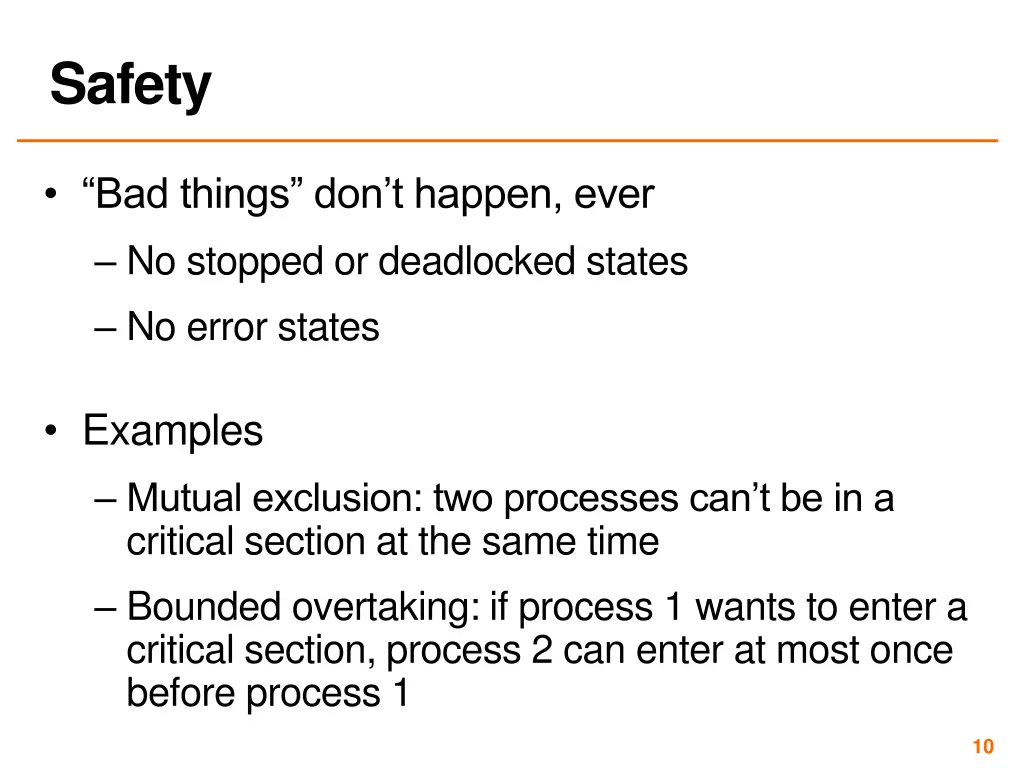 safety