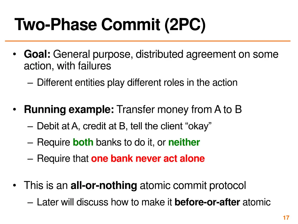 two phase commit 2pc
