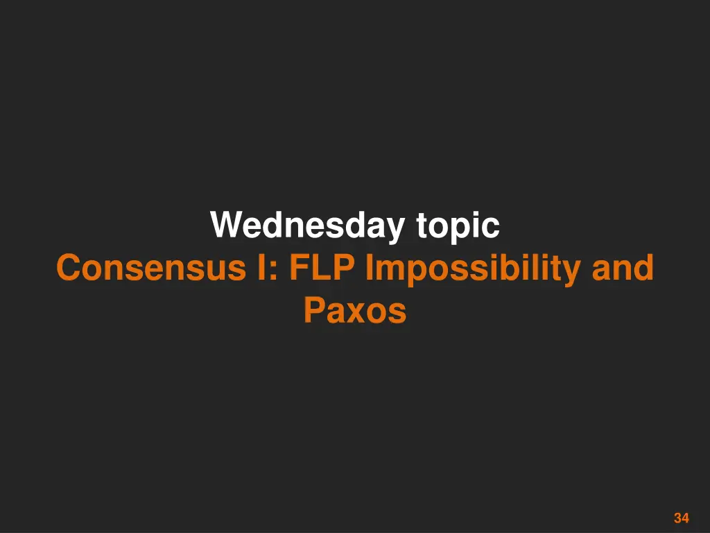 wednesday topic