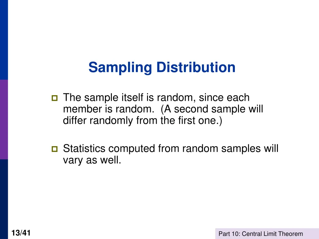sampling distribution