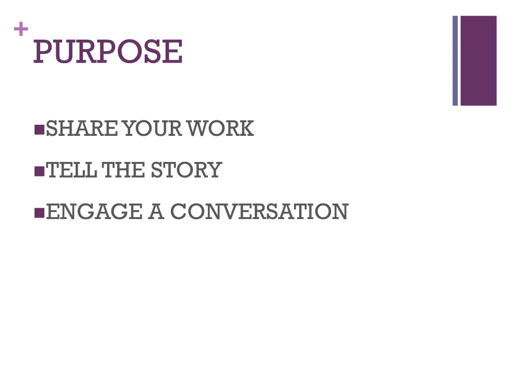 purpose