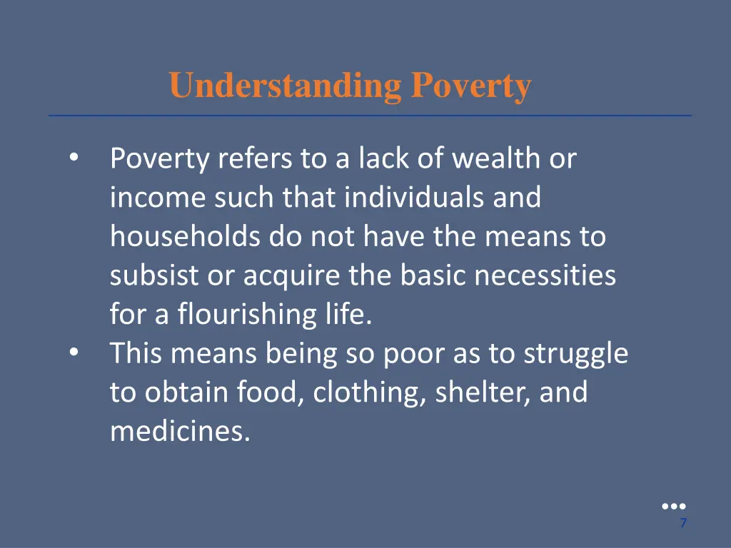 understanding poverty 1
