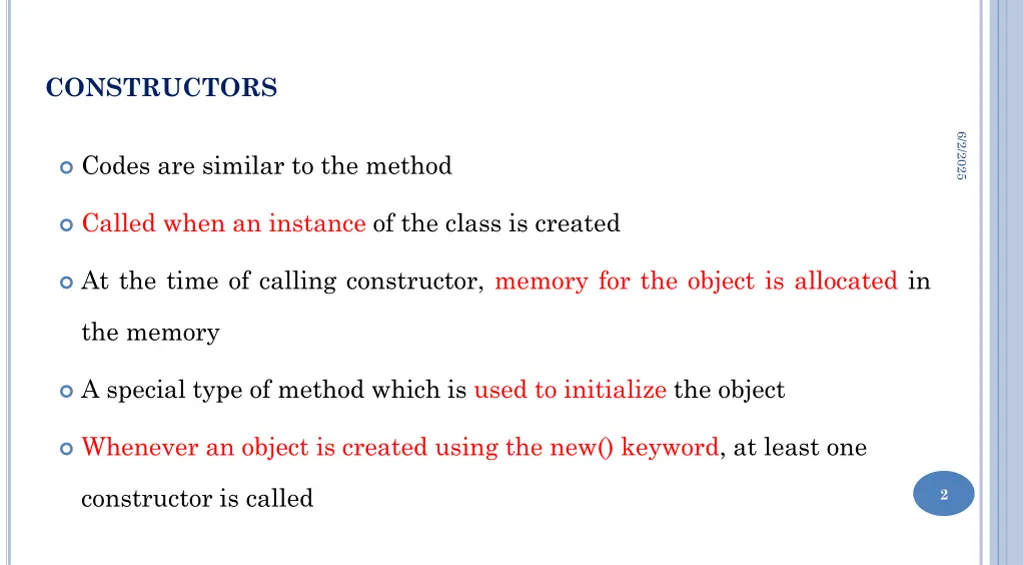 constructors