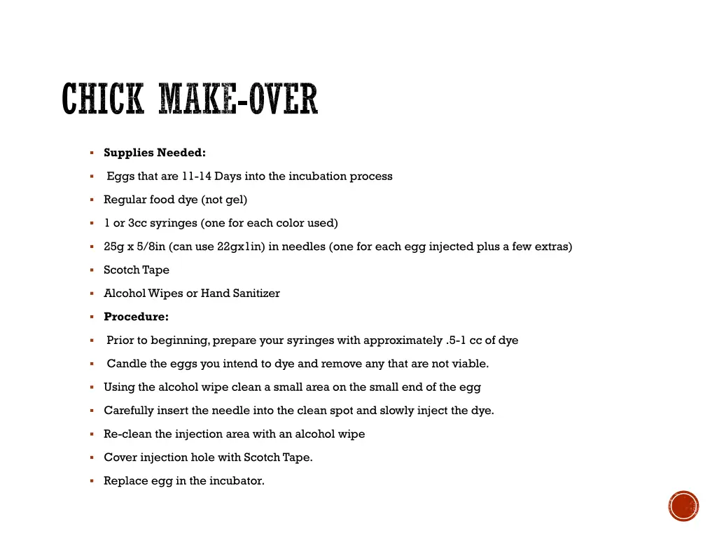 chick make over