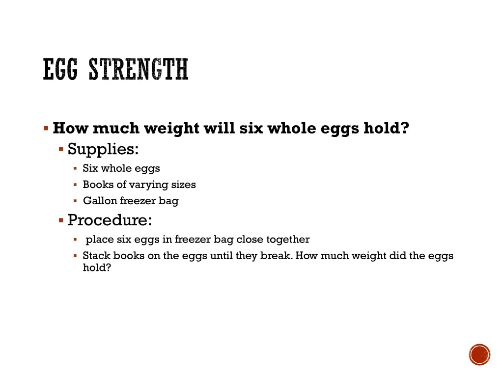 egg strength 1