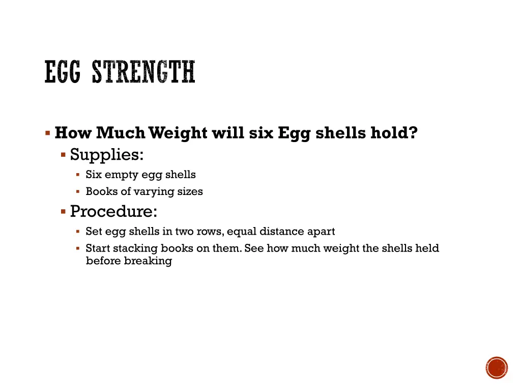 egg strength