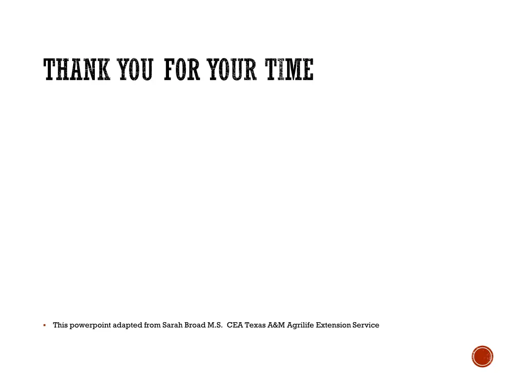 thank you for your time