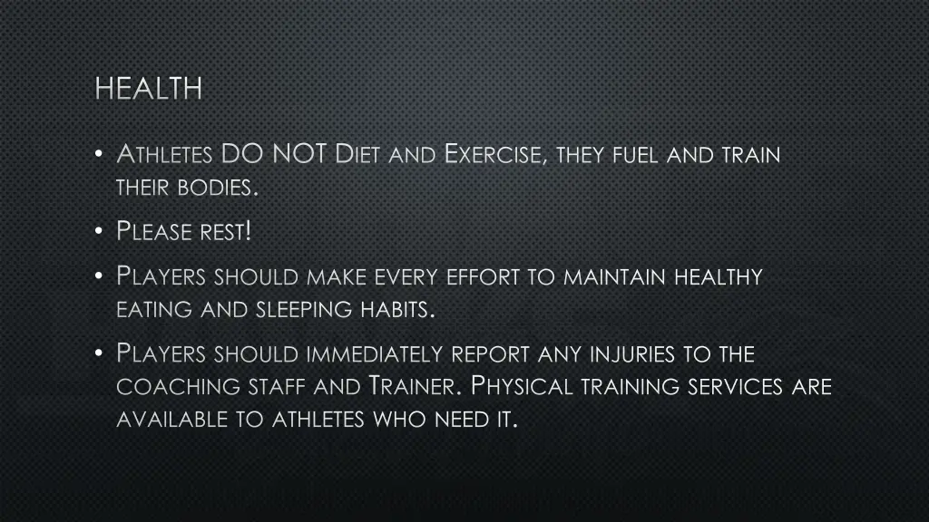 health