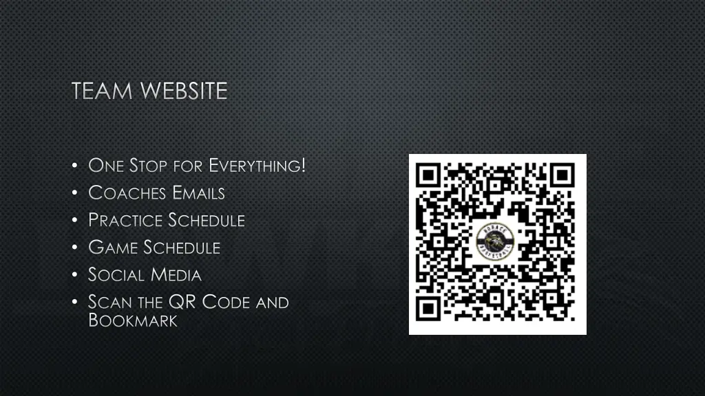 team website