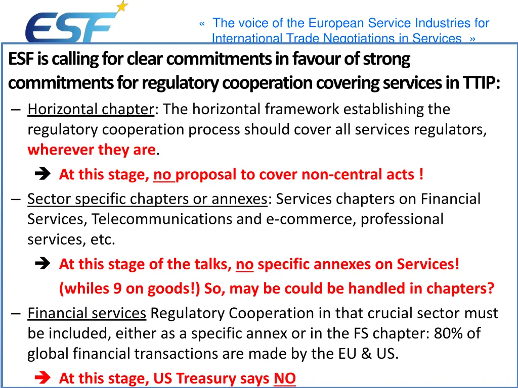 the voice of the european service industries 3