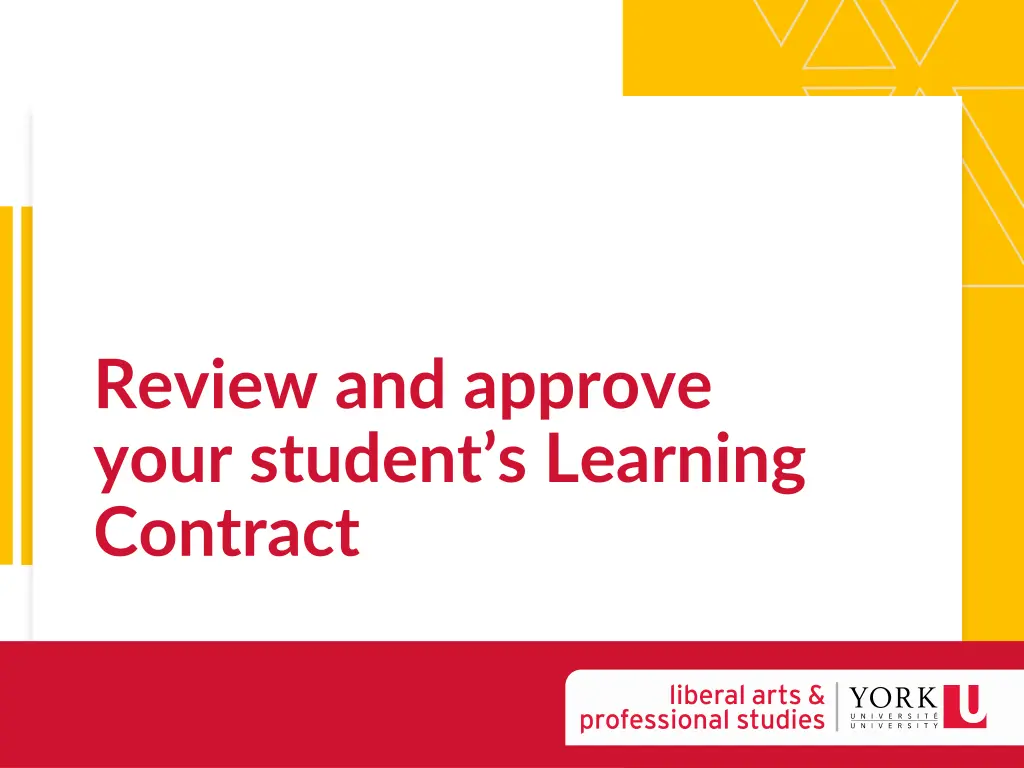 review and approve your student s learning