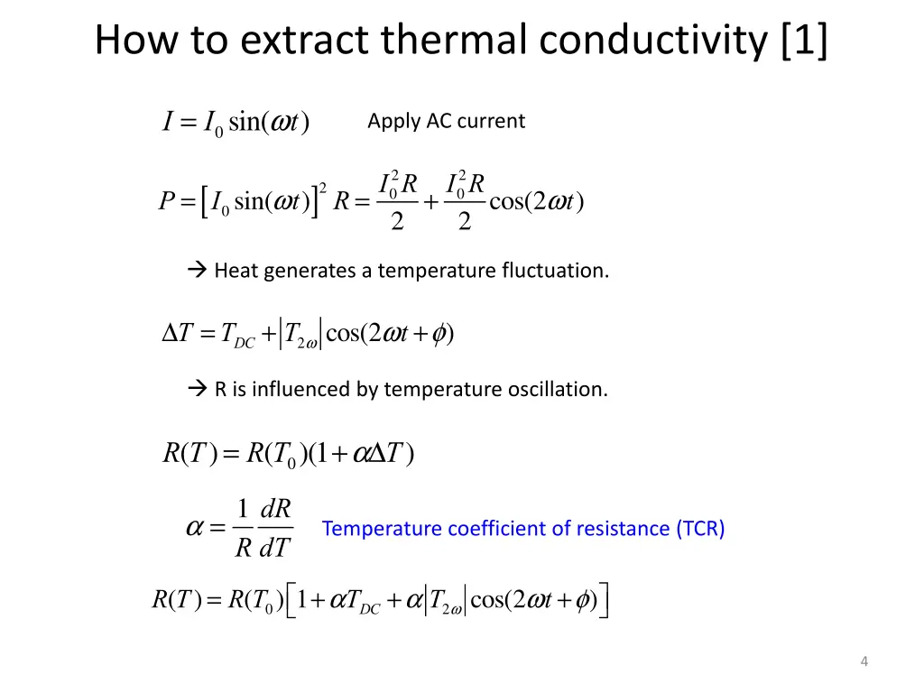 how to extract thermal conductivity 1