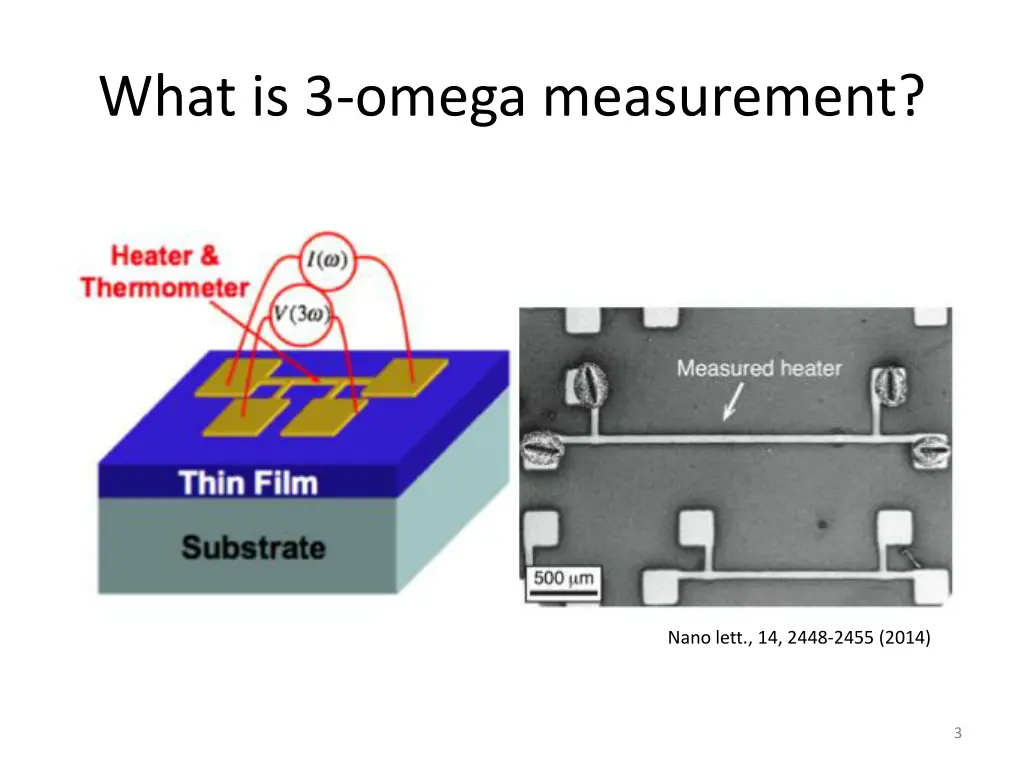 what is 3 omega measurement