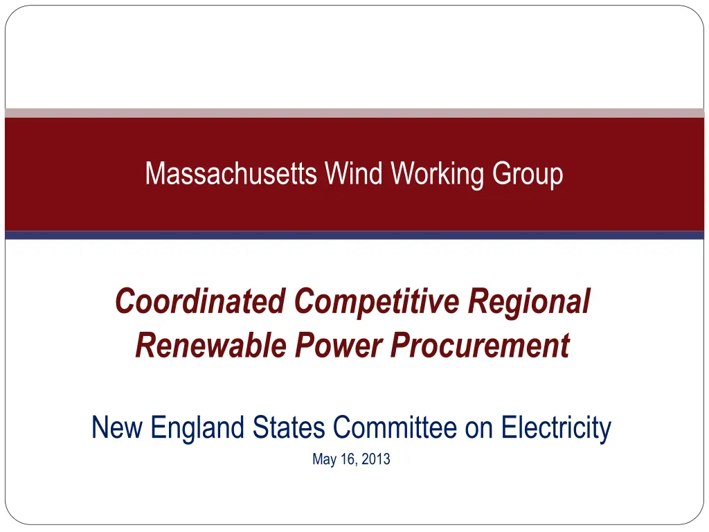 massachusetts wind working group