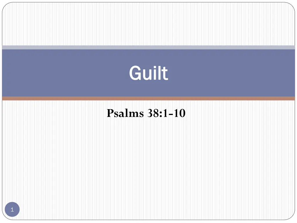 guilt guilt
