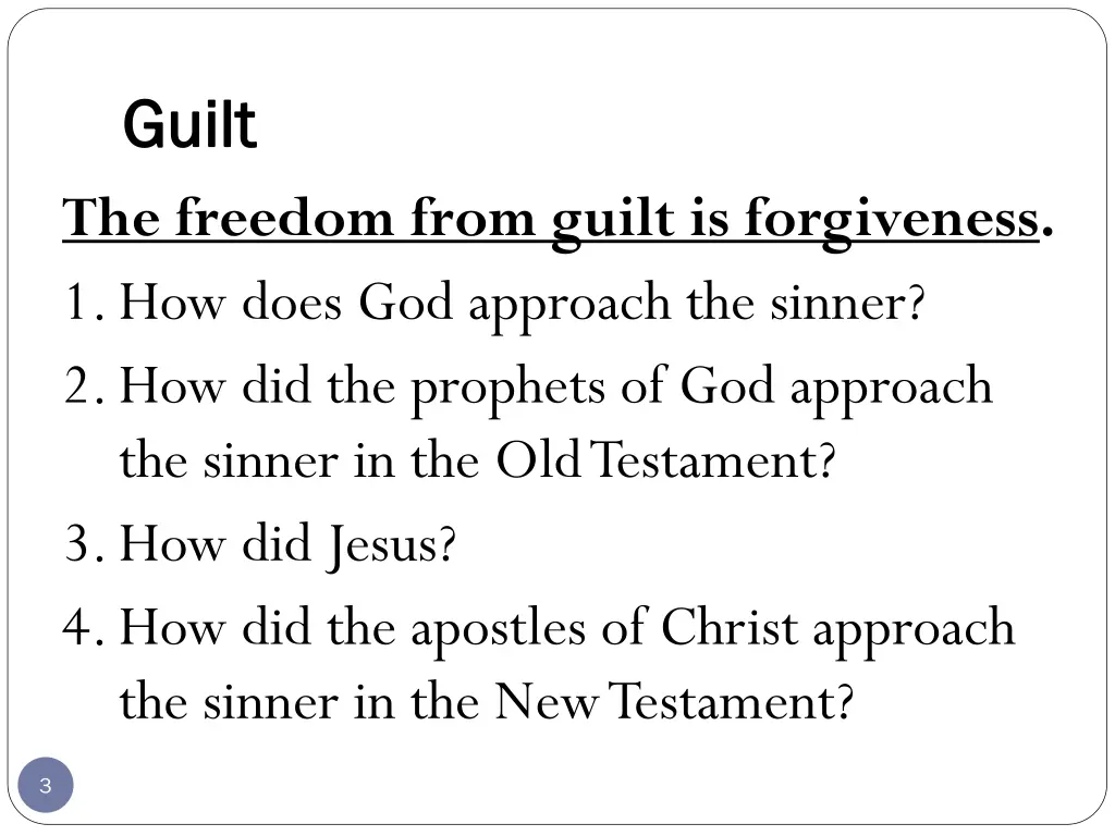 guilt guilt the freedom from guilt is forgiveness