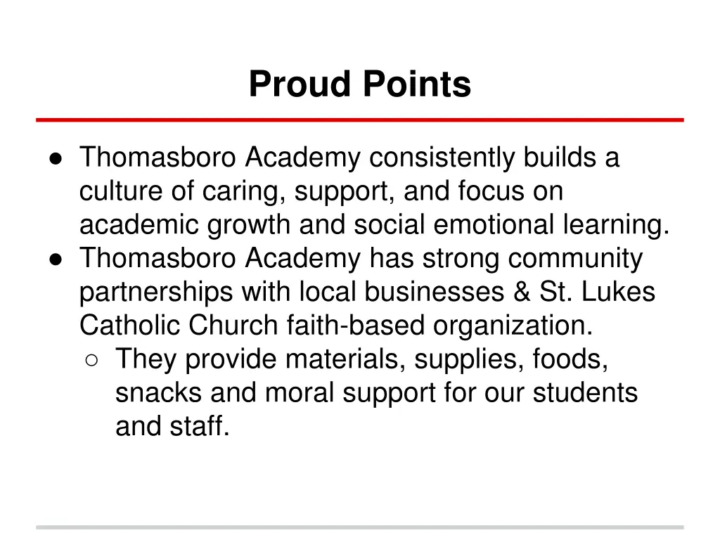 proud points