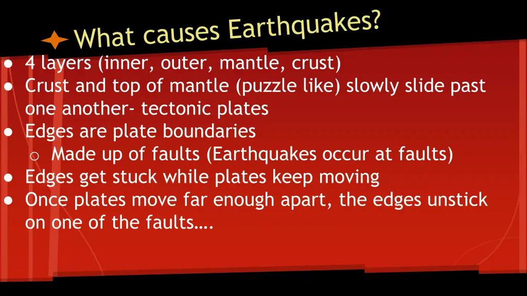 4 layers inner outer mantle crust crust