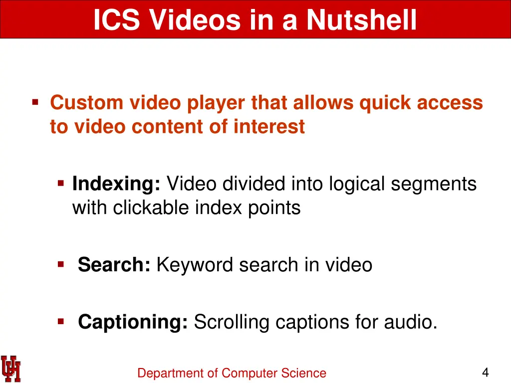ics videos in a nutshell