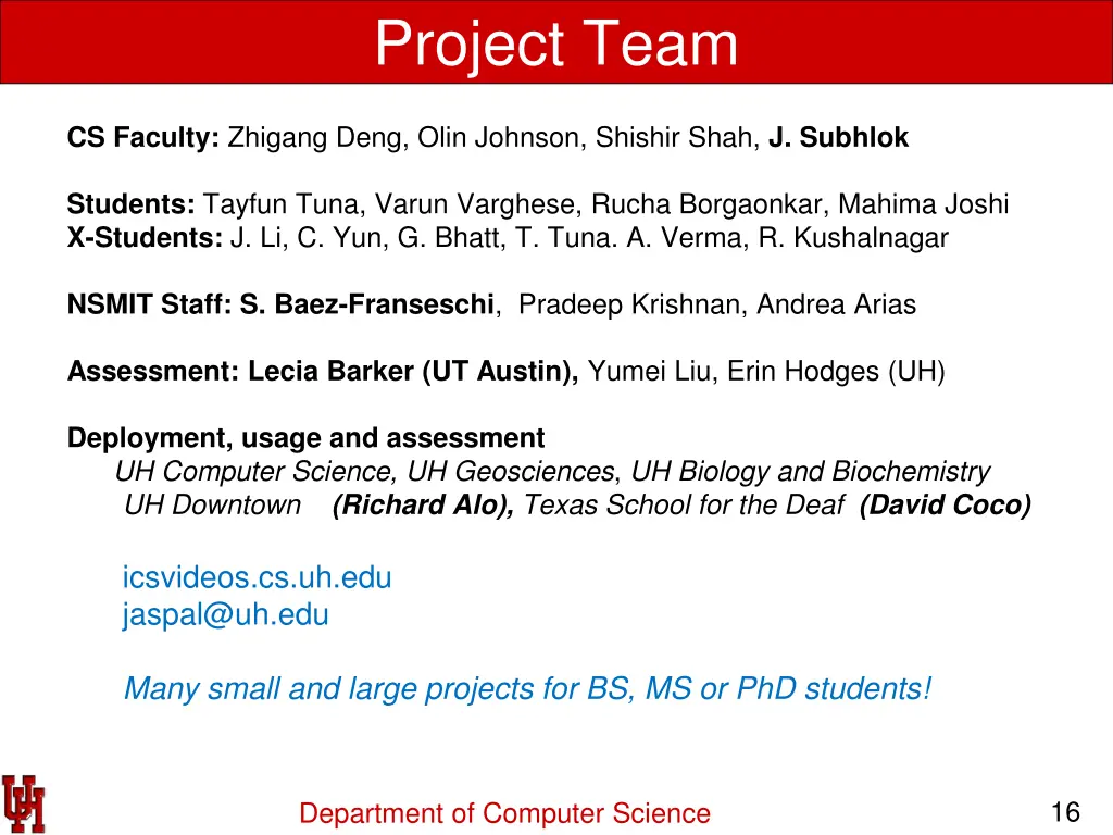 project team