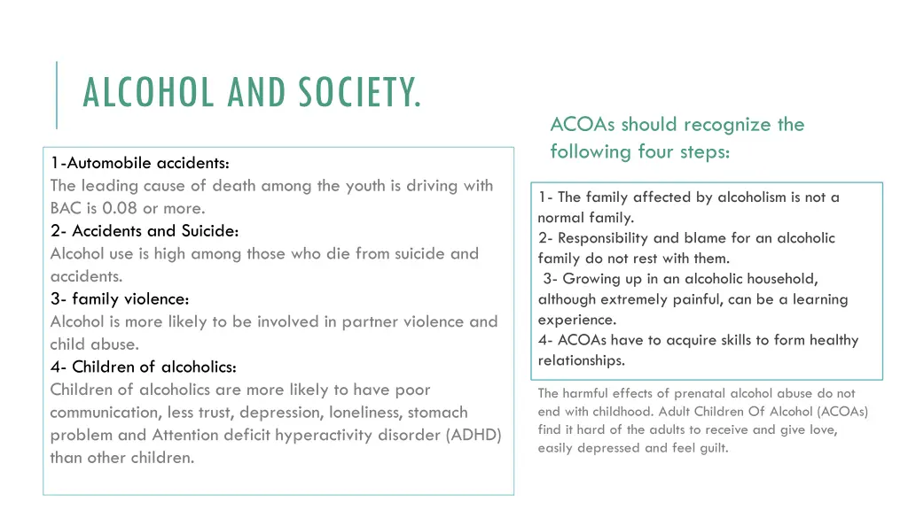 alcohol and society