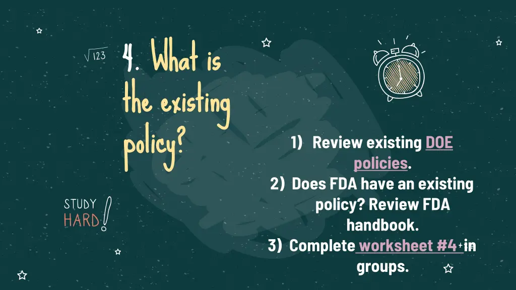4 4 what is the existing policy