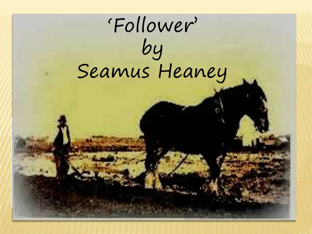follower by seamus heaney