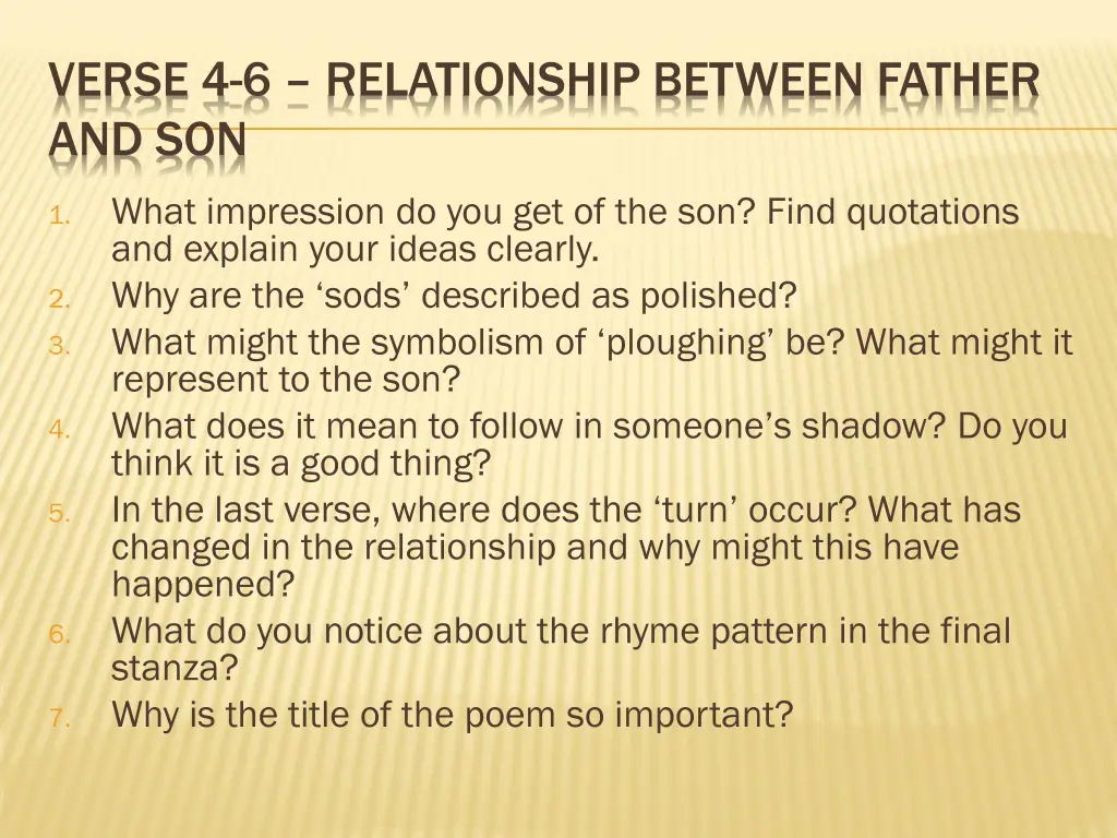 verse 4 6 relationship between father and son