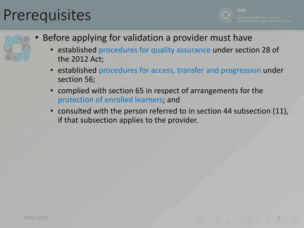 prerequisites