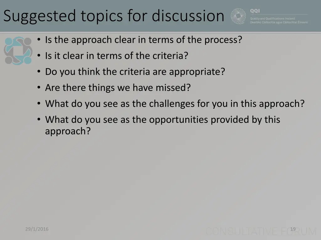suggested topics for discussion