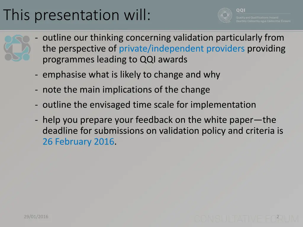 this presentation will
