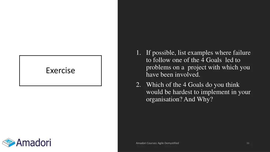 1 if possible list examples where failure